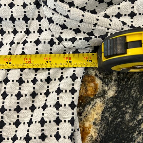 CAbi Women's Black & White/Off 60's Retro Lattice Teatime Jacket/Blazer - SIZE S - Picture 6 of 10